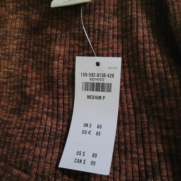 Abercrombie Long-Sleeve Wrap-Front Mini Sweater Dress - Picture 3 of 8